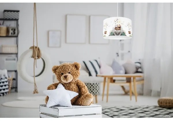 Gyerek csillár BEARS 1xE27/60W/230V
