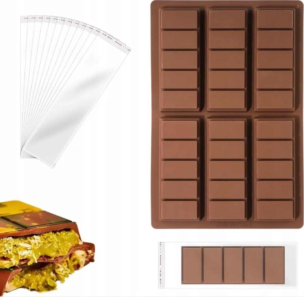 Csokoládé öntőforma Dubai Csokoládé Formák Szett 1 db