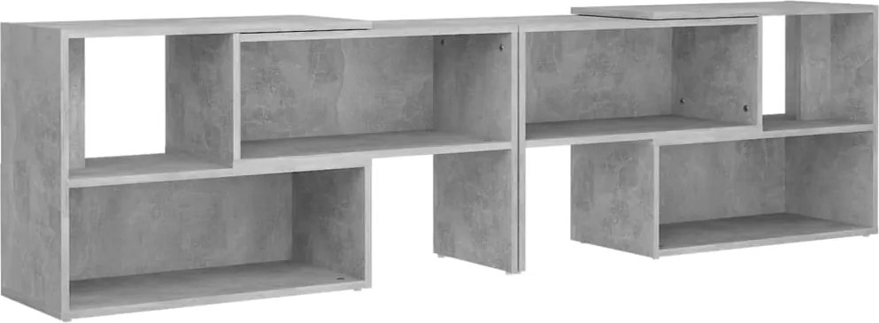 vidaXL betonszürke szerelt fa TV-szekrény 149 x 30 x 52 cm
