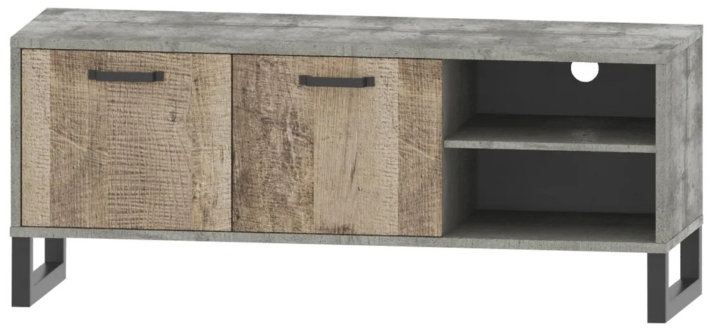 TV asztal/Szekrény Bennie (szürke + homok tölgy). 1052757