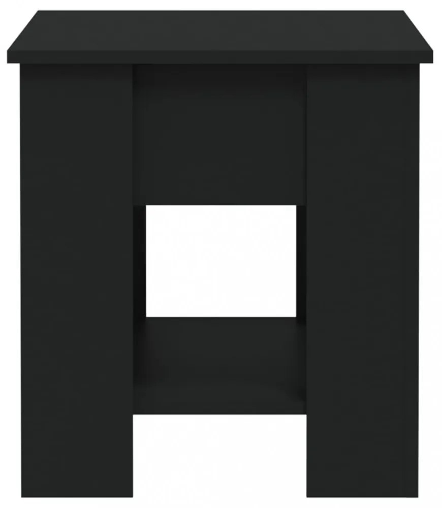 fekete szerelt fa dohányzóasztal 101 x 49 x 52 cm