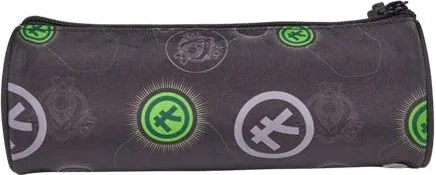 Tolltartó, henger alakú, cipzáras, LEGO Ninjago Master of Energy, fekete-mintás (L100502507)