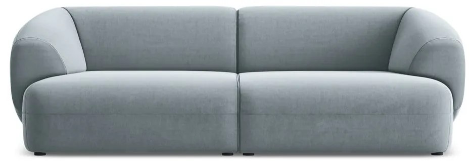 Világoskék bársony kanapé 232 cm Moana – Makamii
