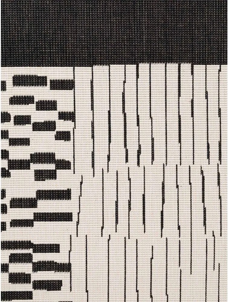 Fekete-krémszínű kültéri-beltéri szőnyeg 160x230 cm Haringey Acacia – Ted Baker