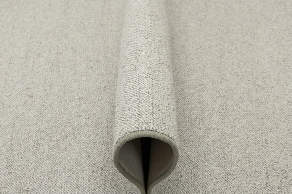 Nelson Gyapjú Hurkapálca Szőnyeg Természetes Szürke 150x300 cm