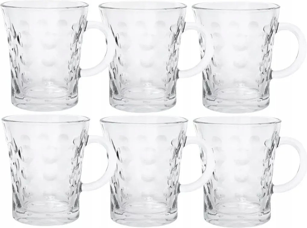 Pohár füllel Classic kerekek 280 ml 6 db-os szett