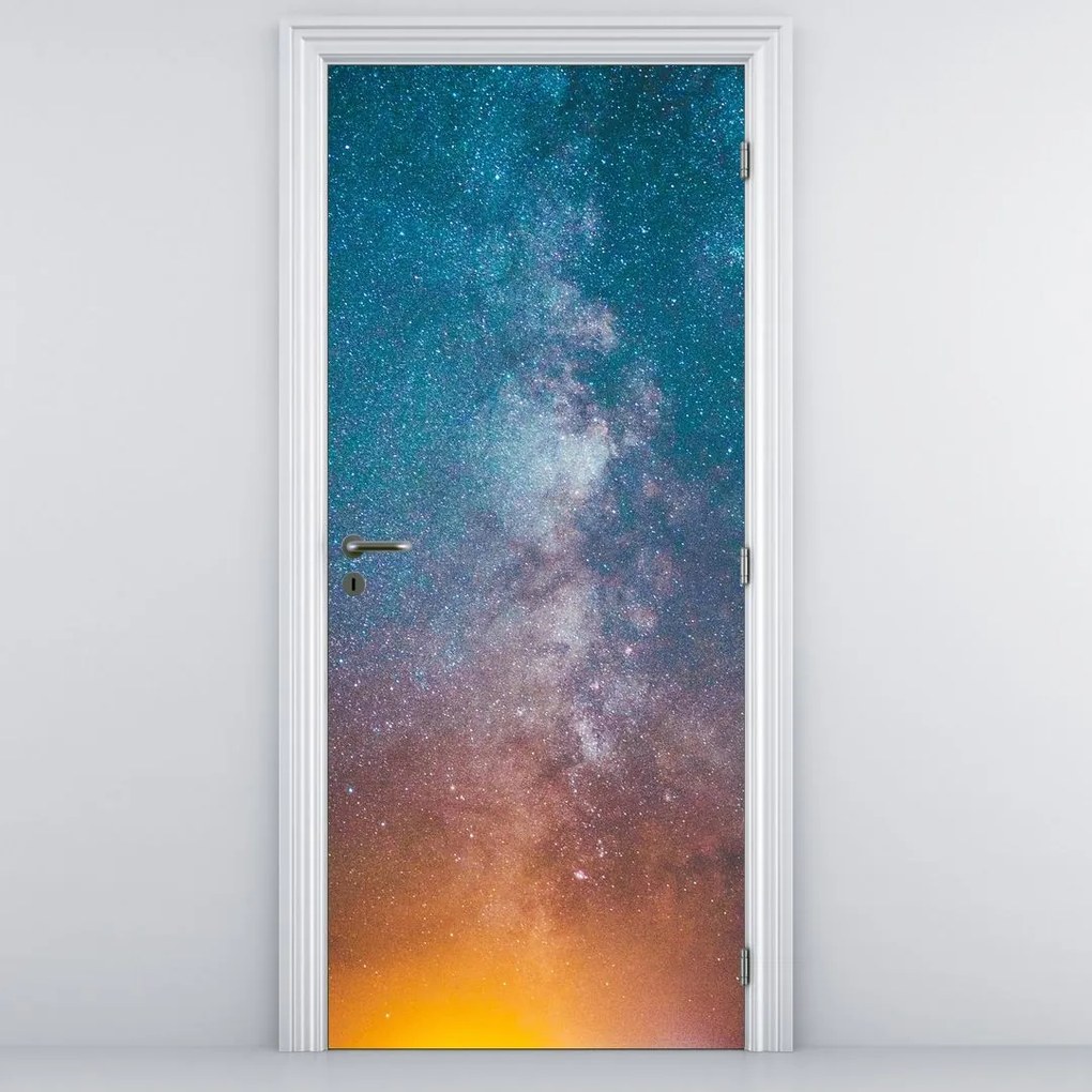 Fotótapéta ajtóra - Tejút (95x205cm)