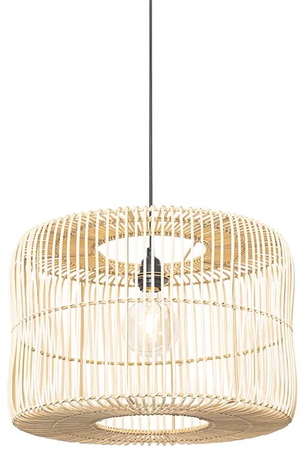 Keleti függőlámpa rattanból 45 cm - Maud