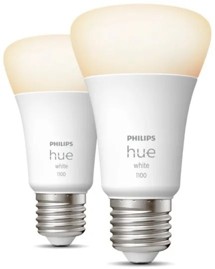 KÉSZLET 2x LED Dimmelhető izzó Philips Hue WHITE E27/9,5W/230V 2700K