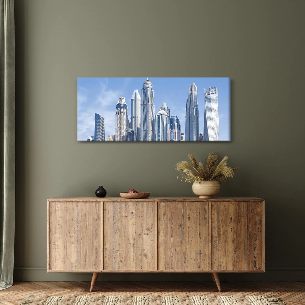 Kép - Felhőkarcolók (120x50 cm)