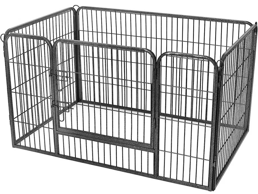 Kutya kennel, kutyaketrec 122 x 80 x 70 cm szürke