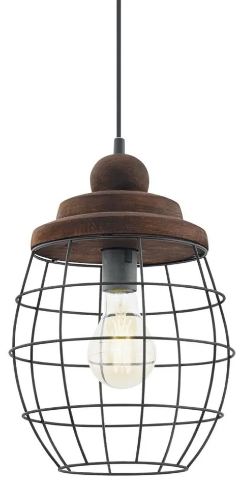 Eglo 49499 - Csillár BAMPTON 1xE27/60W/230V