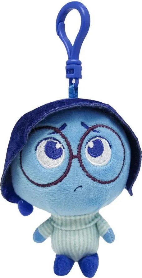 Disney Agymanók Sadness 3D plüss figura akasztóval, táskadísz 12 cm