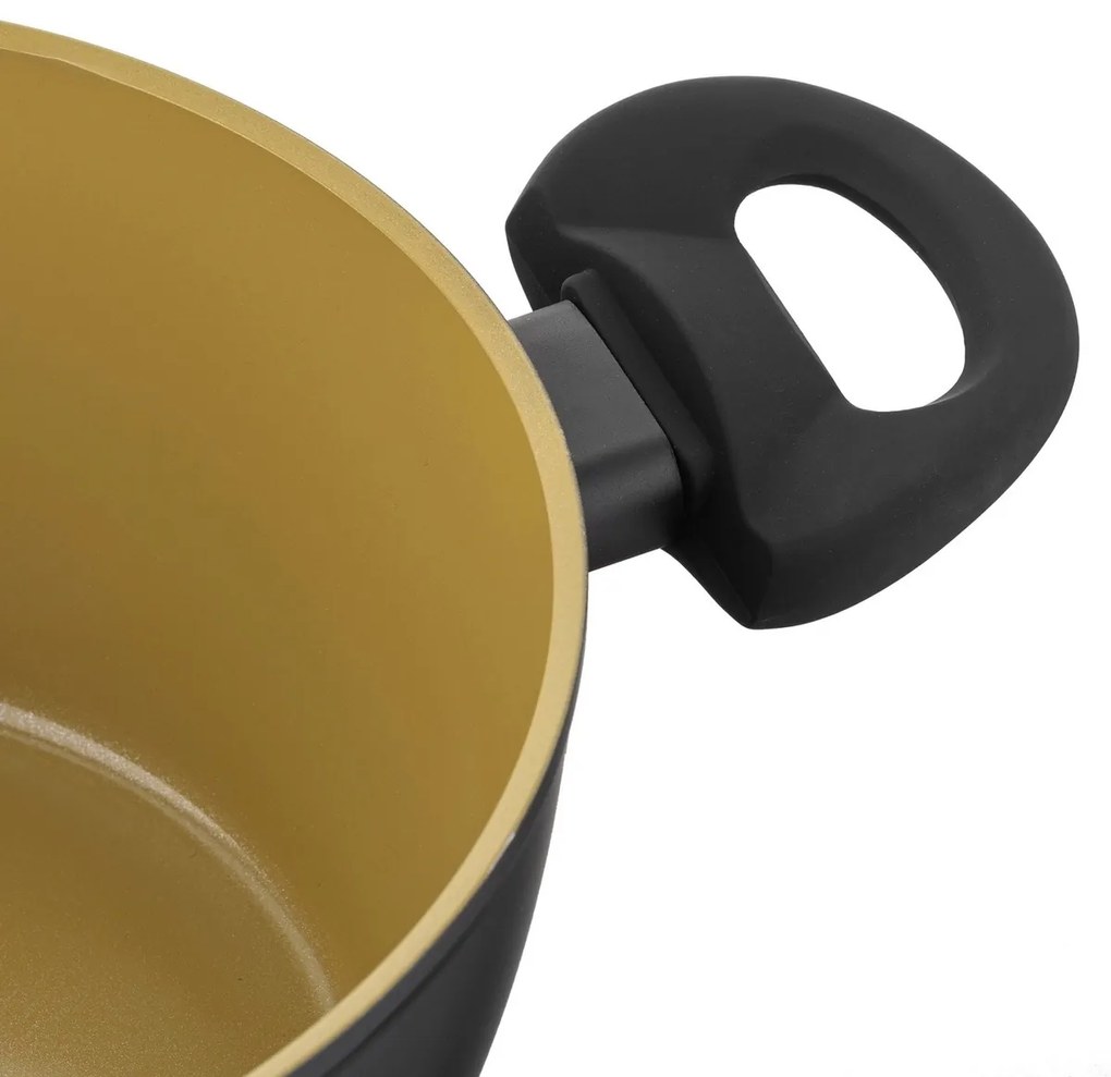 Florina Alumínium pot with lid AmVegan by MateuszGessler, 26 cm, 4,8 l