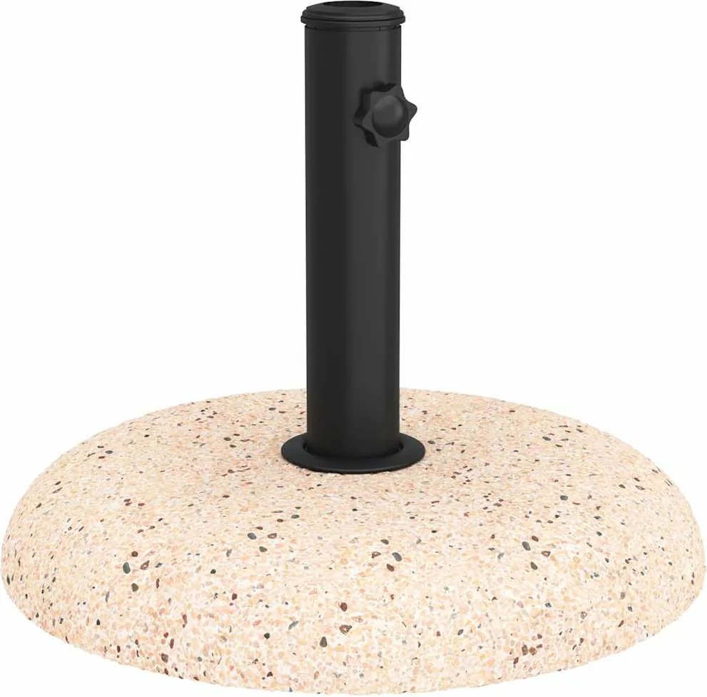 vidaXL Napernyőtalp Sárga Ø 45 x 33 cm Beton