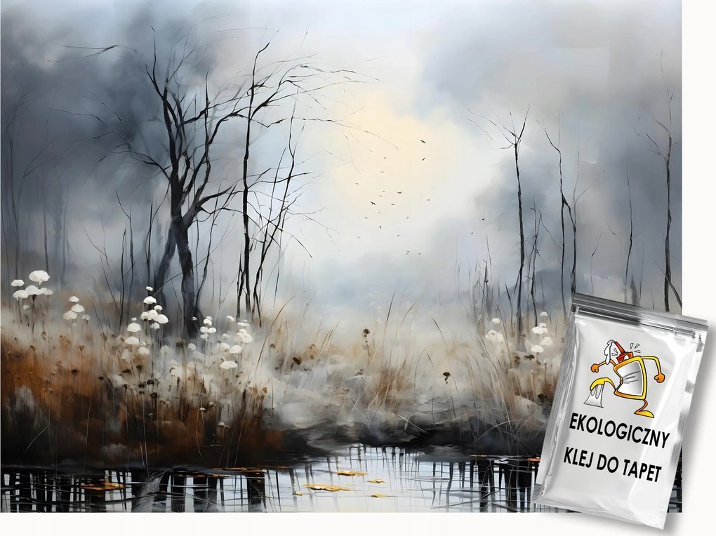 Fotótapéta Flizelina Tájkép Tó Köd Melankólia 300x210 ragasztó