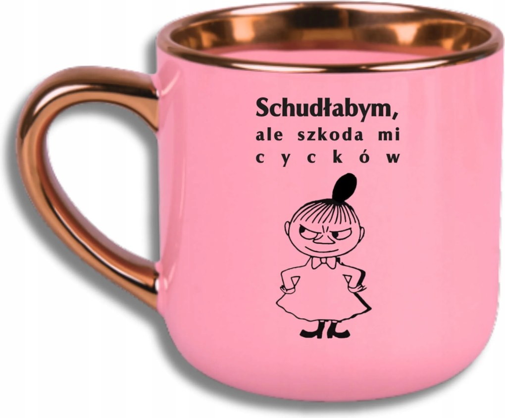 Bögre Rózsaszín Elegáns Nagy Vicces Ajándék Fogynék