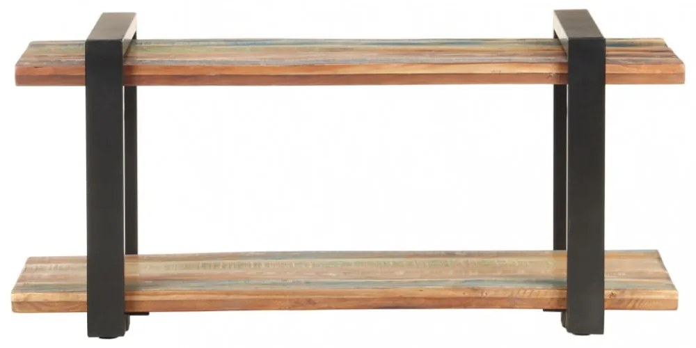 tömör újrahasznosított fa TV-szekrény 90 x 40 x 40 cm