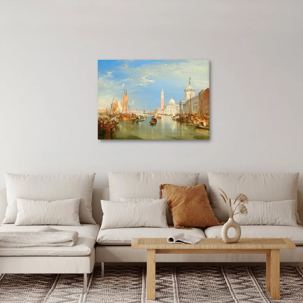 Kép - Joseph Mallord William Turner, Venice the Dogana and San Giorgio Maggiore, reprodukciók (70x50 cm)