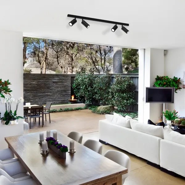 Spotlámpa HUDSON 4xGU10/8W/230V fekete