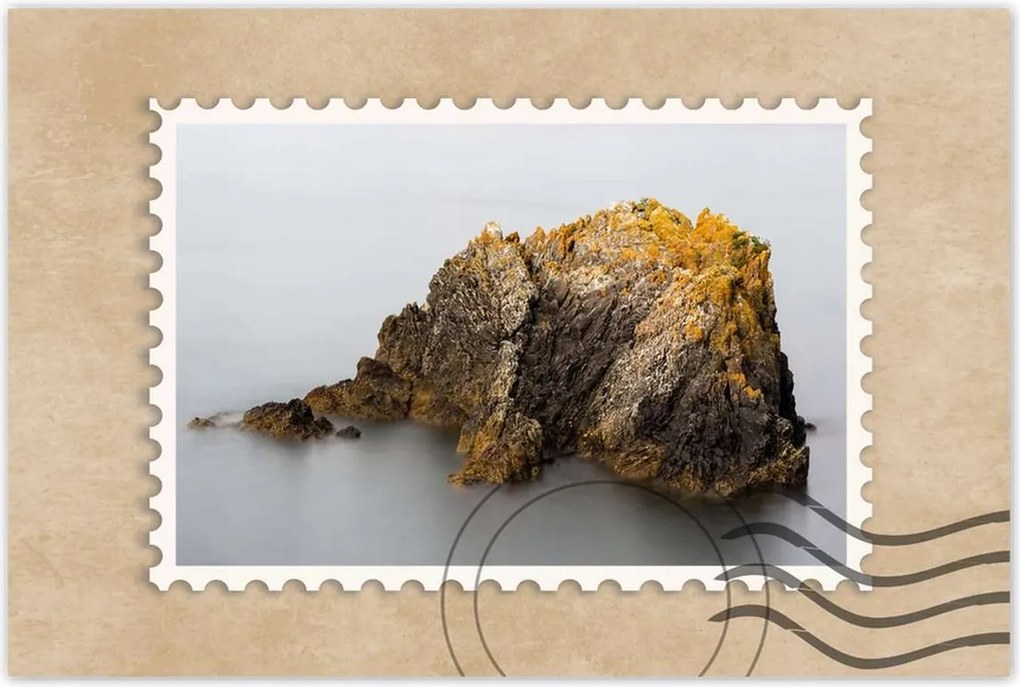 Poszterek 120x80 Sziklák Tenger Nap