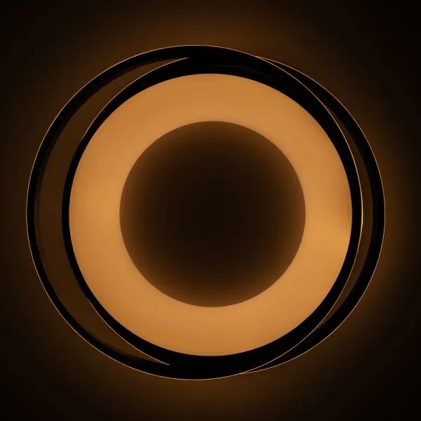 BRILAGI - LED dimmelhető mennyezeti lámpatest FLARE LED/84W/230V 47x51 cm fekete + távirányító