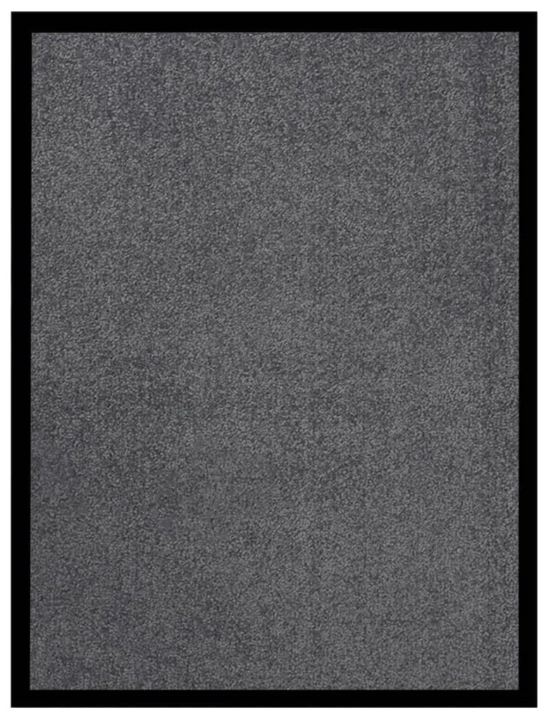antracitszürke lábtörlő 40 x 60 cm