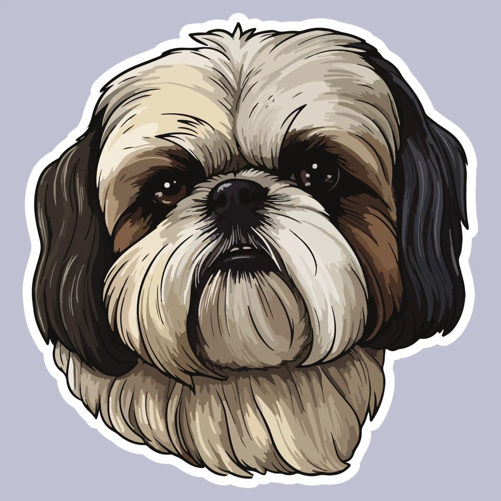 PIPPER. Matrica Shih Tzu Méret: 15cm