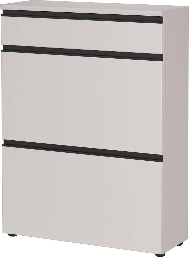 Krémszínű cipőtartó 80x107x29 cm Baldone – Germania