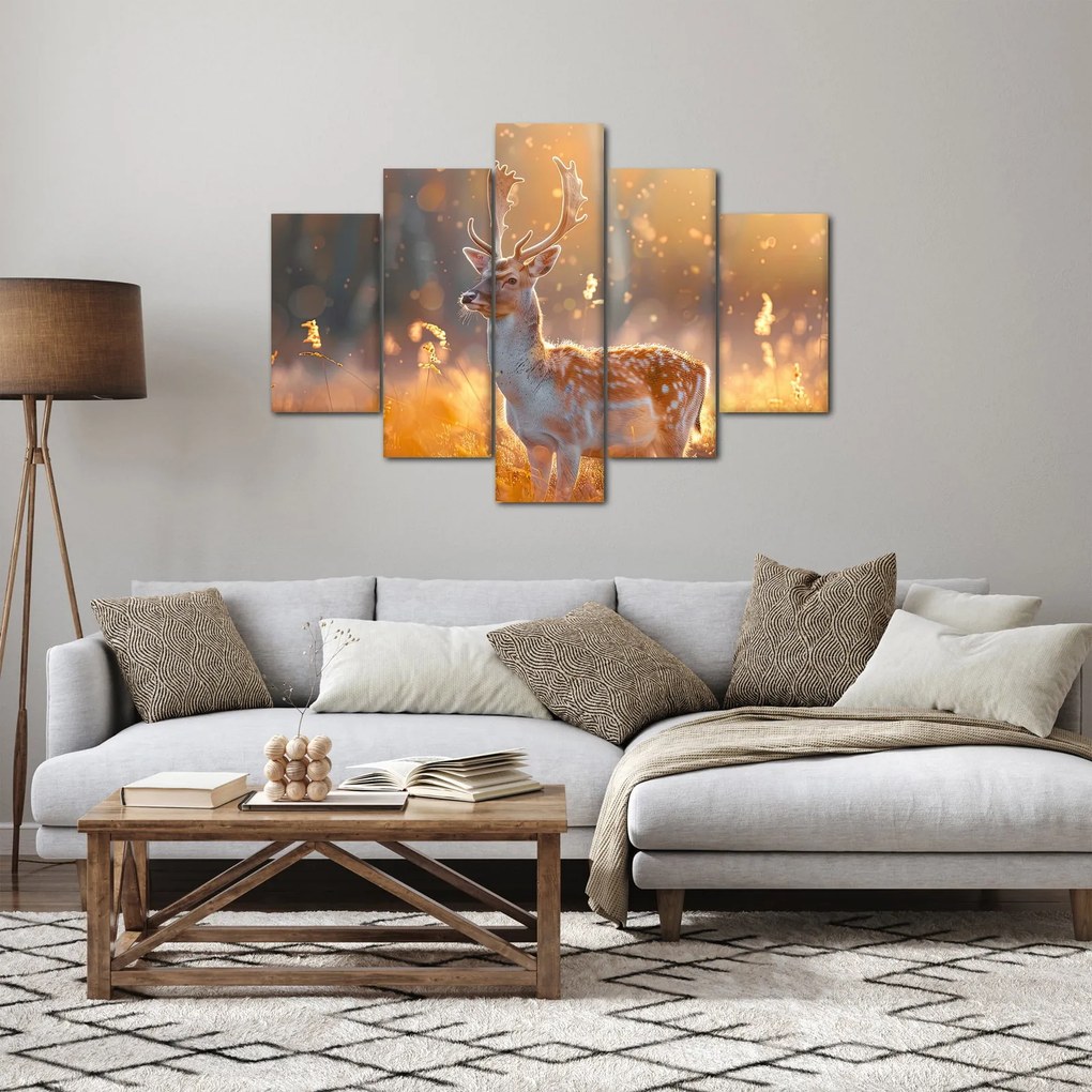 Kép - Szarvas a mezőn (150x105 cm)