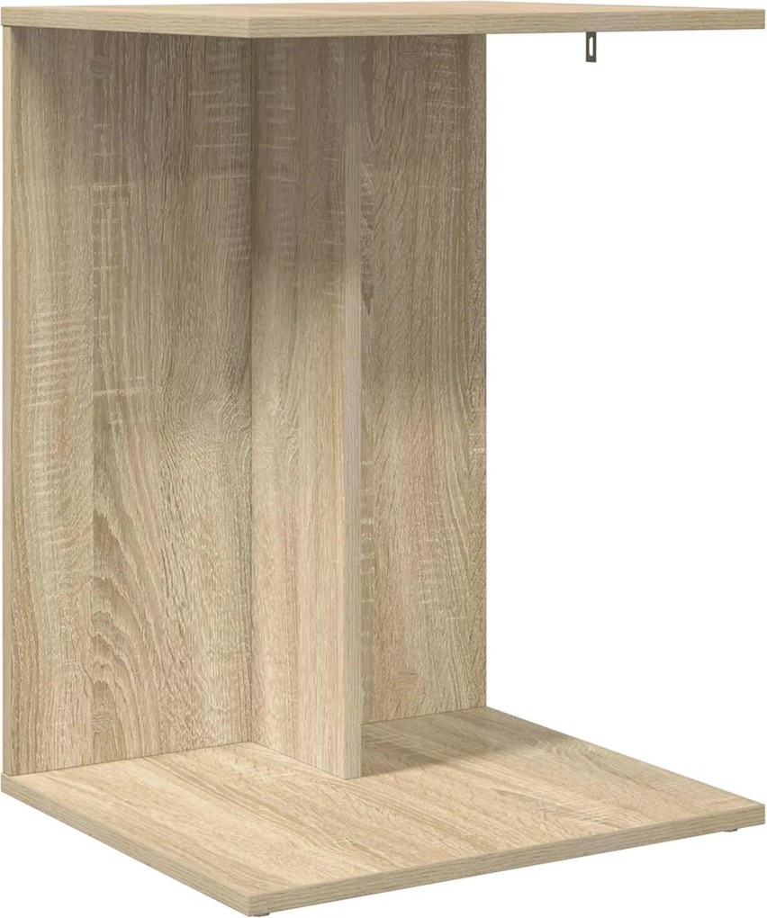 vidaXL Oldal asztal Sonoma tölgy 45 x 40 x 62,5 cm Faanyag