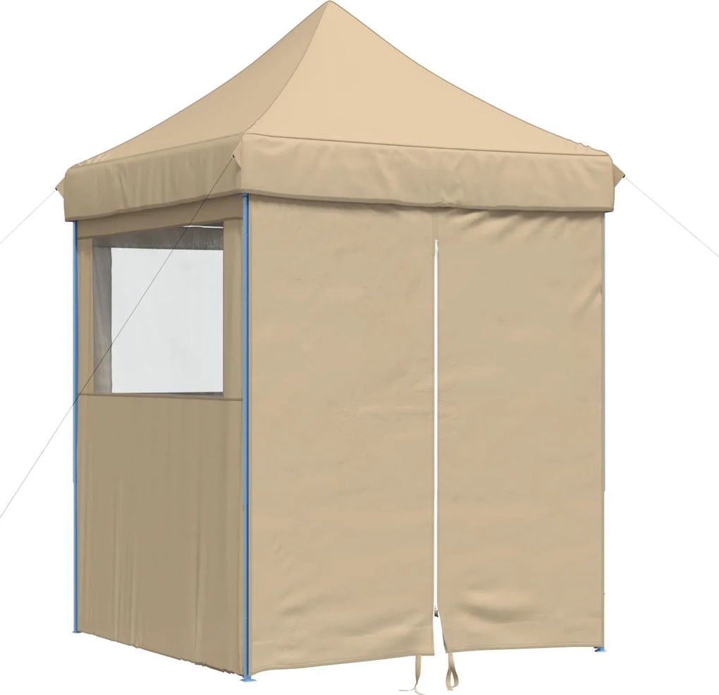 vidaXL Partysátor Bézs 200 x 200 x 306 cm Oxford Szövet