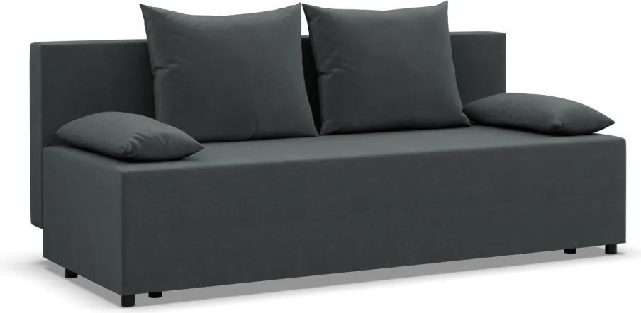 Nobu kanapé, bársony, szürke