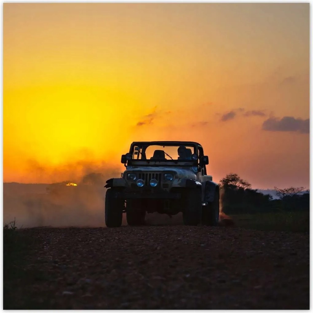 Poszterek 140x140 Sivatag Terepjáró