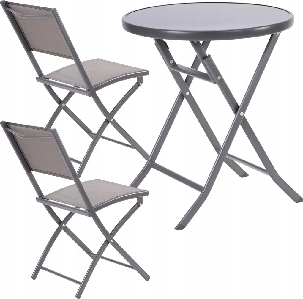 Erkély szett kerti bútor Fieldmann Bella Fdzn 5002 szék asztal