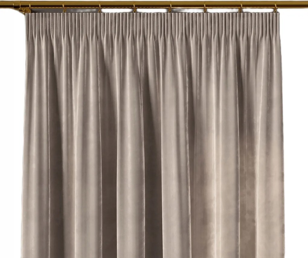 Velvi szalagfüggöny 140x240 szürke-bézs