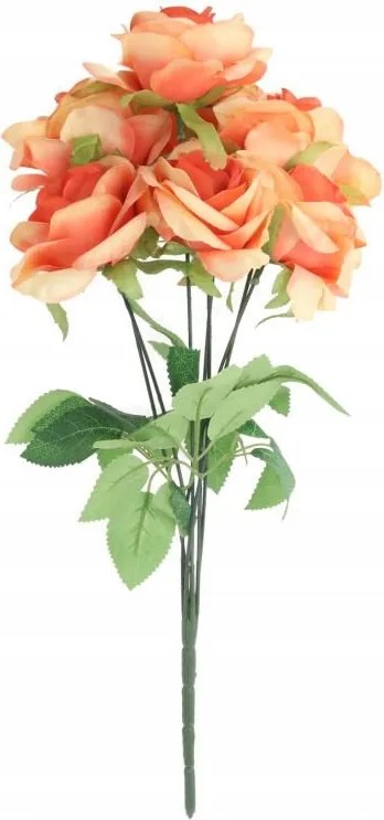 Díszes Művirág Ág Rózsa Narancs Minden Szent