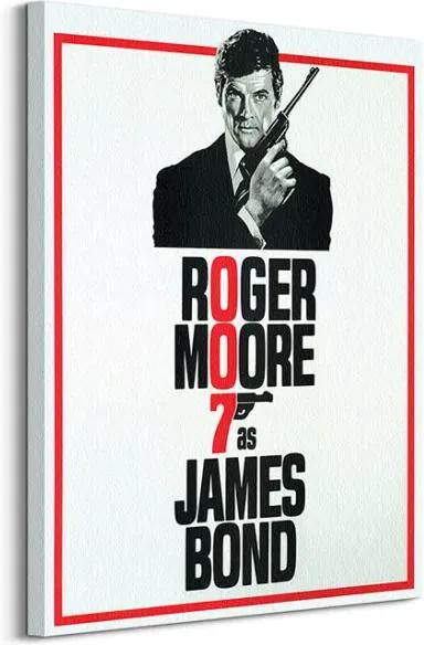 Vászonkép James Bond (Roger Moore) 60x80cm WDC99471
