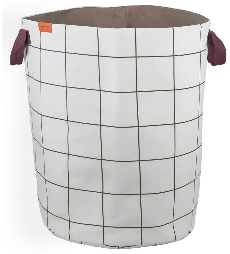 Krémszínű textil szennyeskosár 5 l Mesh – Mette Ditmer Denmark