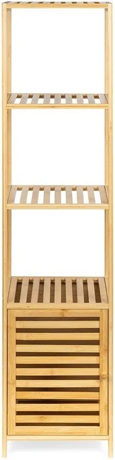 Natúr színű bambusz fürdőszobai polcos állvány 35x140 cm Auren – Bonami Essentials
