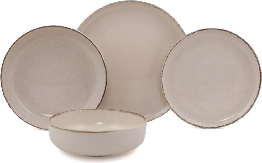 16 részes porcelán étkészlet fahéj