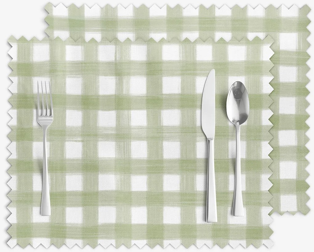Goldea viaszosvászon reggeliző alátét - vidéki kockás - 2db 30 x 40 cm