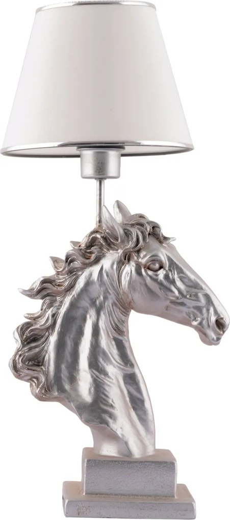 Horse - White, Silver