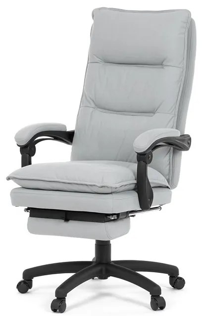 Irodai Forgószék Szinkronmechanizmussal, Ezüst Szövet Kárpittal KA-Y350 SIL