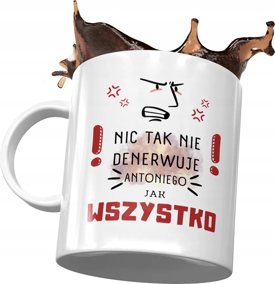 Bögre Antal Barát Kolléga Ajándék Nyomtatott Fotóval