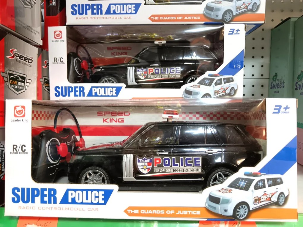 Police 26 Cm Land Rover Rendőr SUV Rc Távirányítós Autó