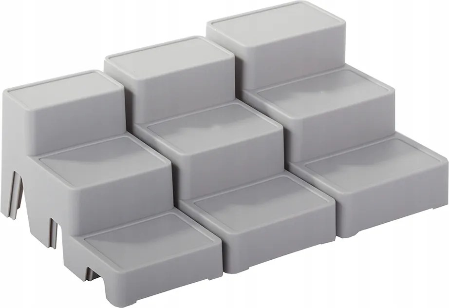 Verk 27026 Multifunkcionális kozmetikai szervező 4 db, szürke