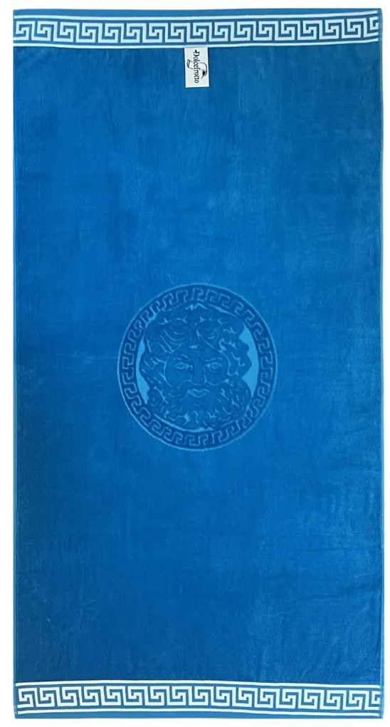 Poseidon világoskék strandtörölköző