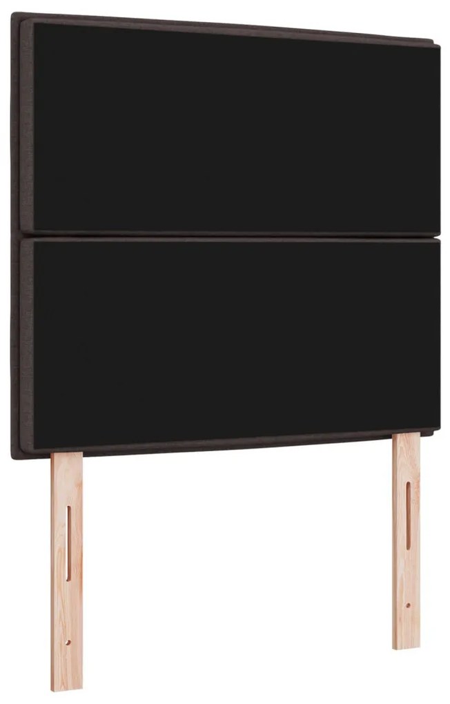 Fejtámla fejtámlával Sötét Barna 80 cm Műbőr