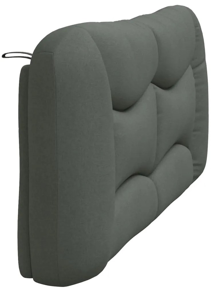 sötétszürke szövet fejtámla párna Hvar 180 cm